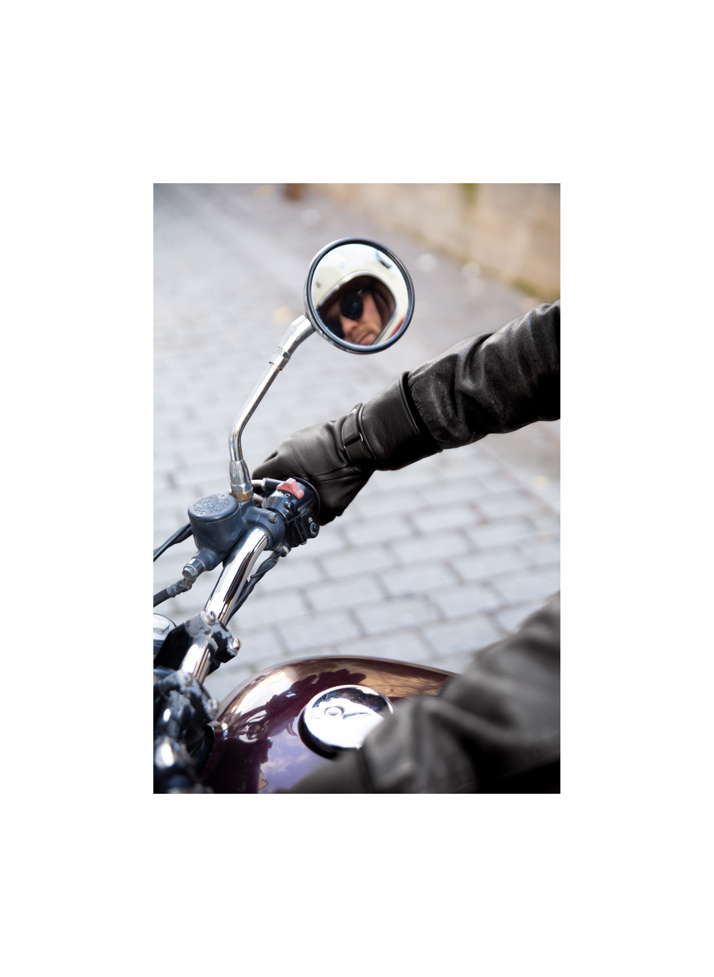 Hooper Mobility Men's Leather Gloves Lined with Alpaca