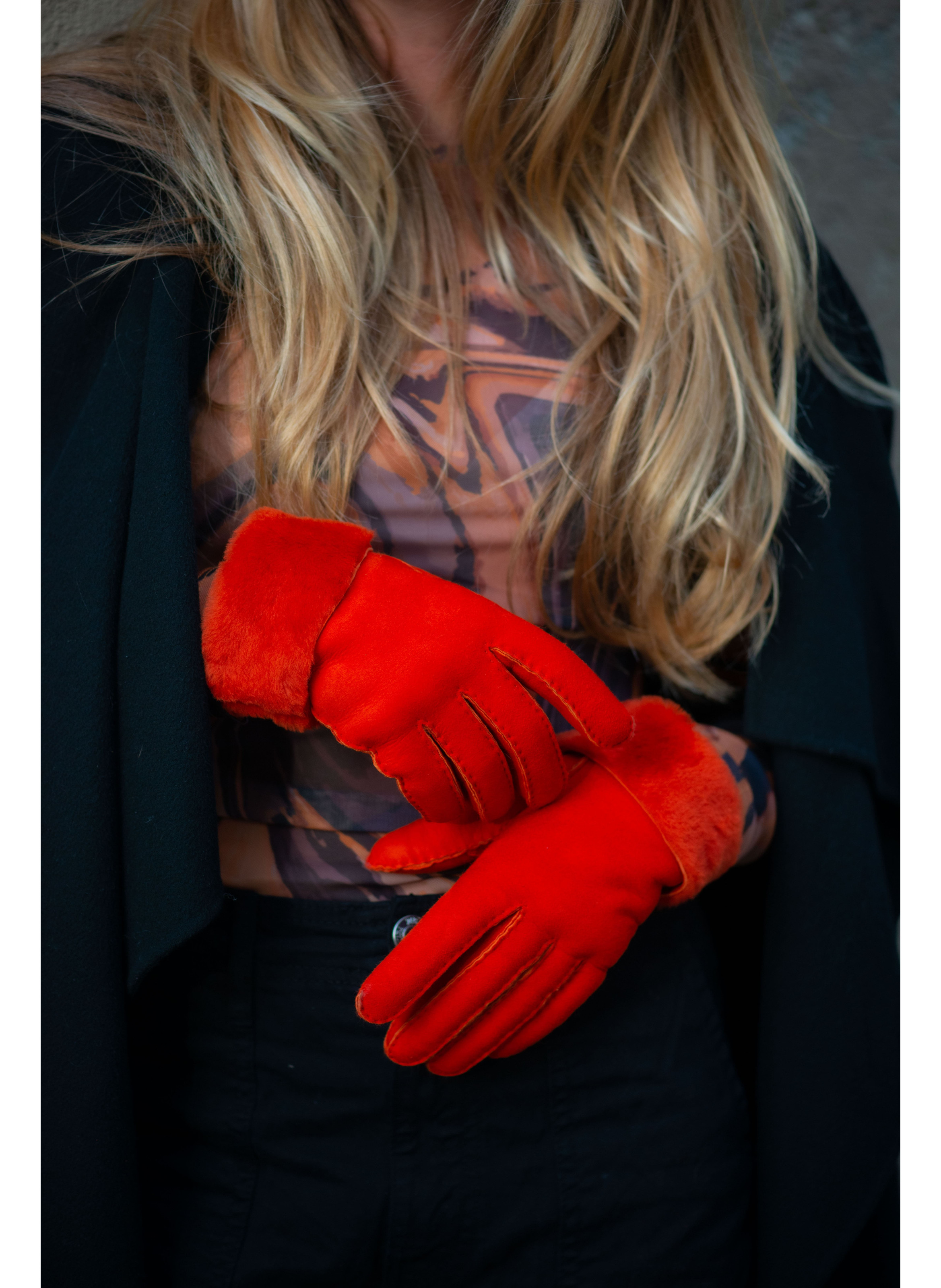 Gants Denise Femme Cuir Double Face