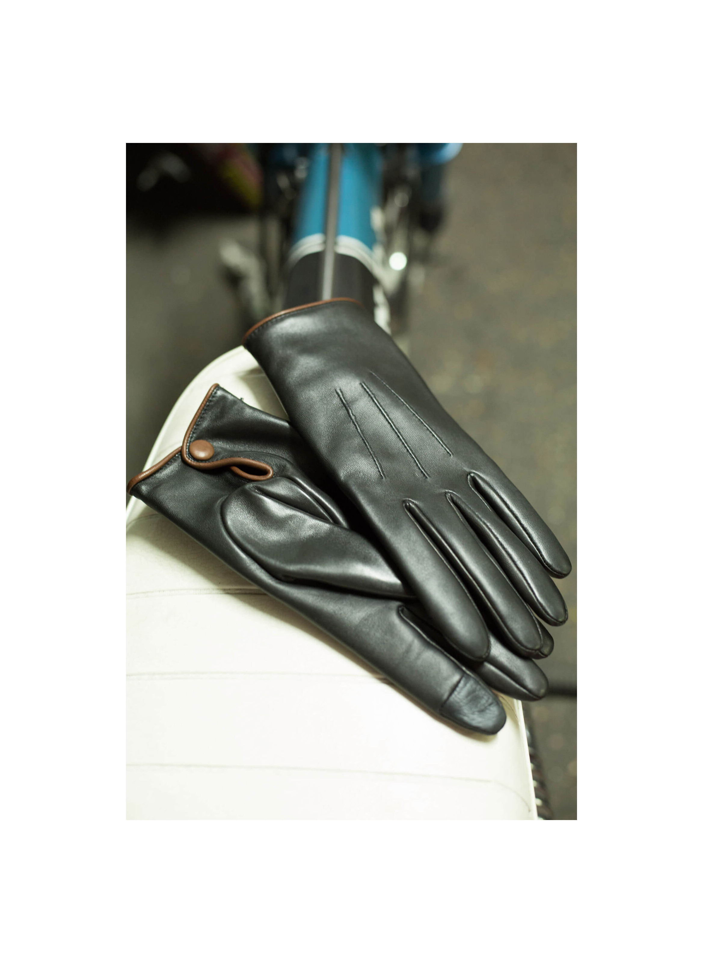 Gants Rick Homme Cuir Doublés Cachemire