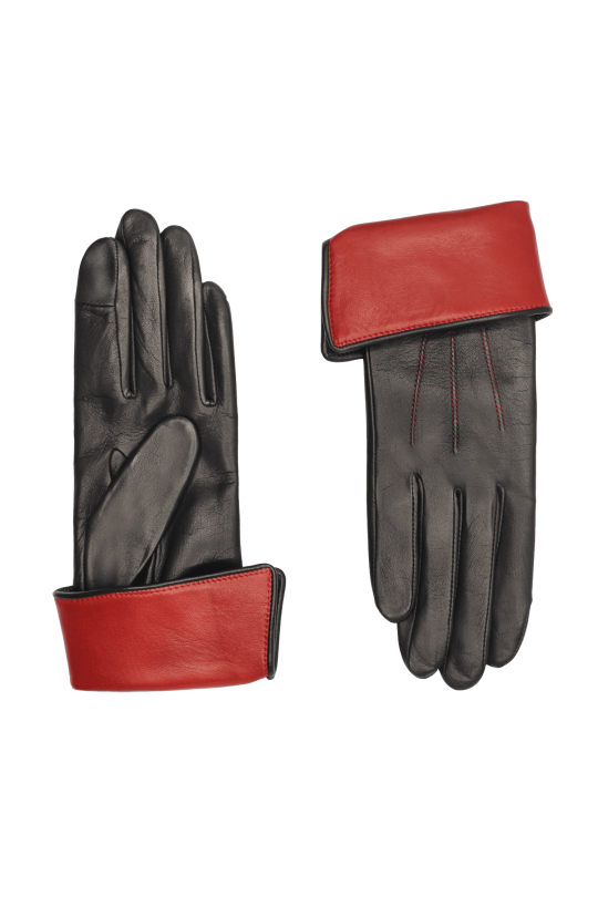 Fanny Women's Leather Gloves Lined with Silk