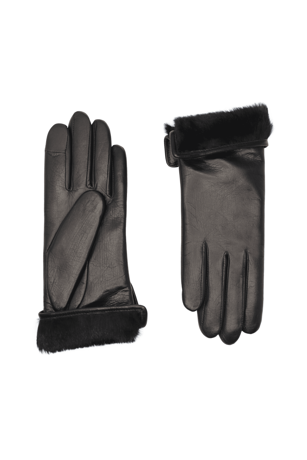 Gants Lapin Femme Cuir Doublé Lapin