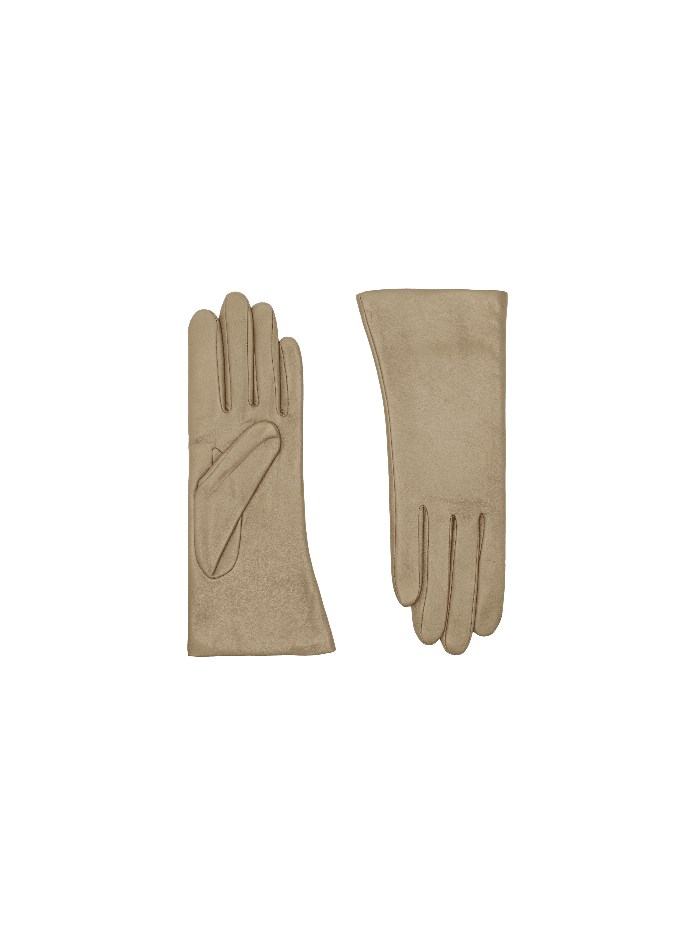 Inès Women's Leather Gloves Lined with Cashmere
