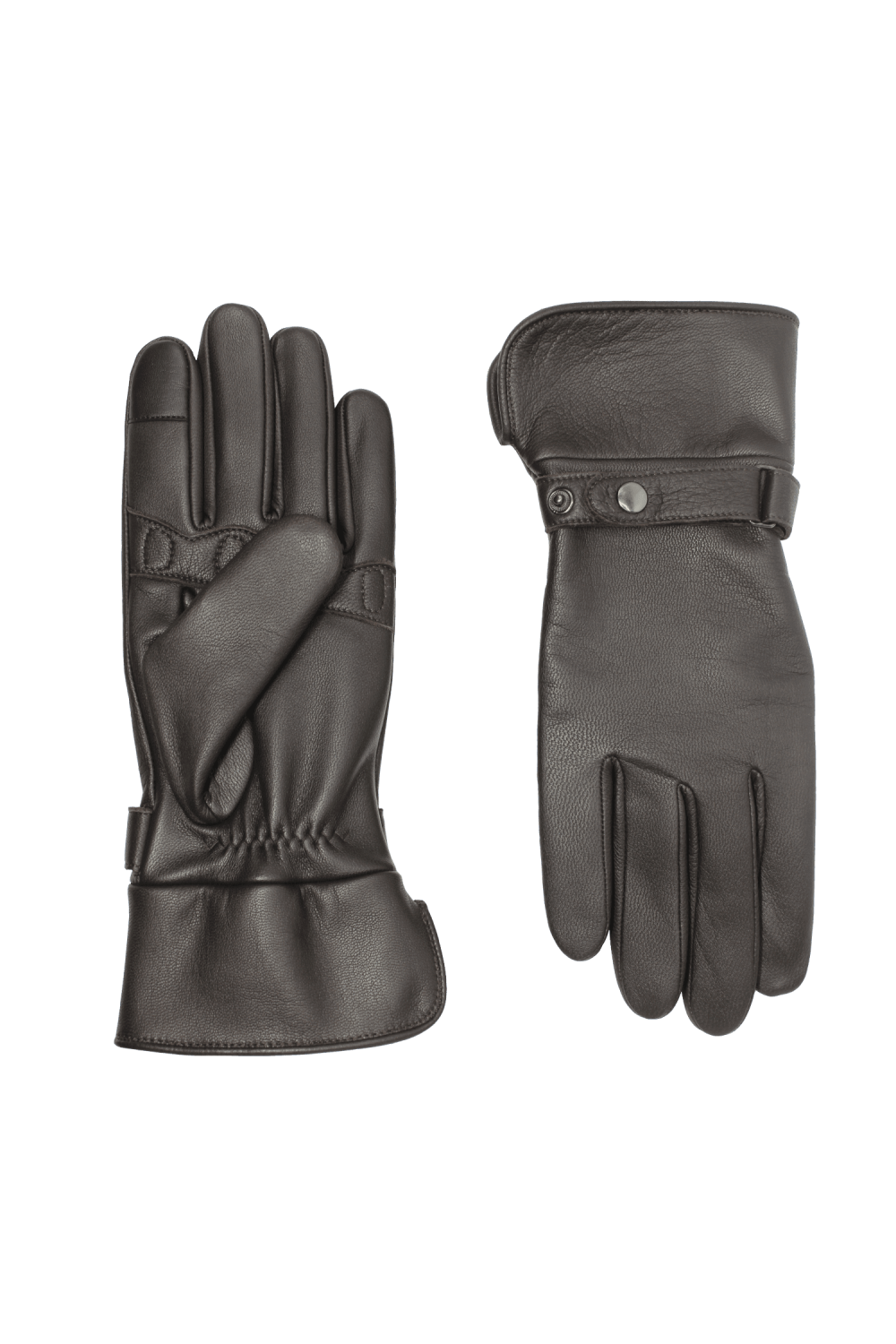 Hooper Mobility Men's Leather Gloves Lined with Alpaca