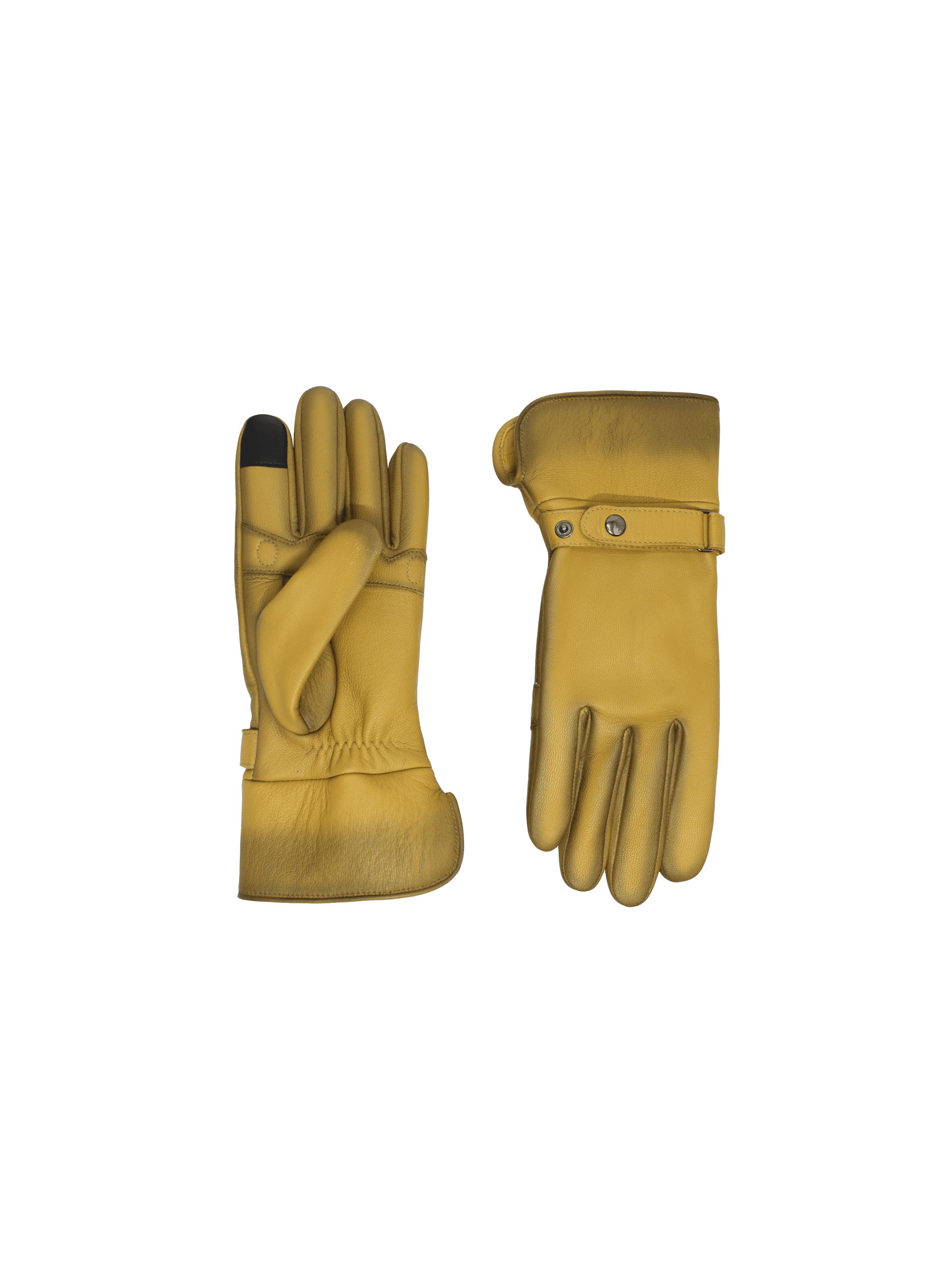 Hooper Mobility Men's Leather Gloves Lined with Alpaca