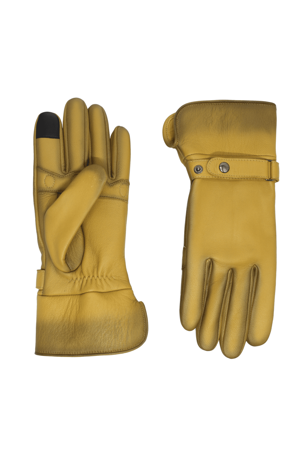 Hooper Mobility Men's Leather Gloves Lined with Alpaca