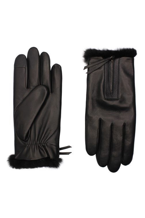 Gants Marin Homme Doublés Lapin & Soie