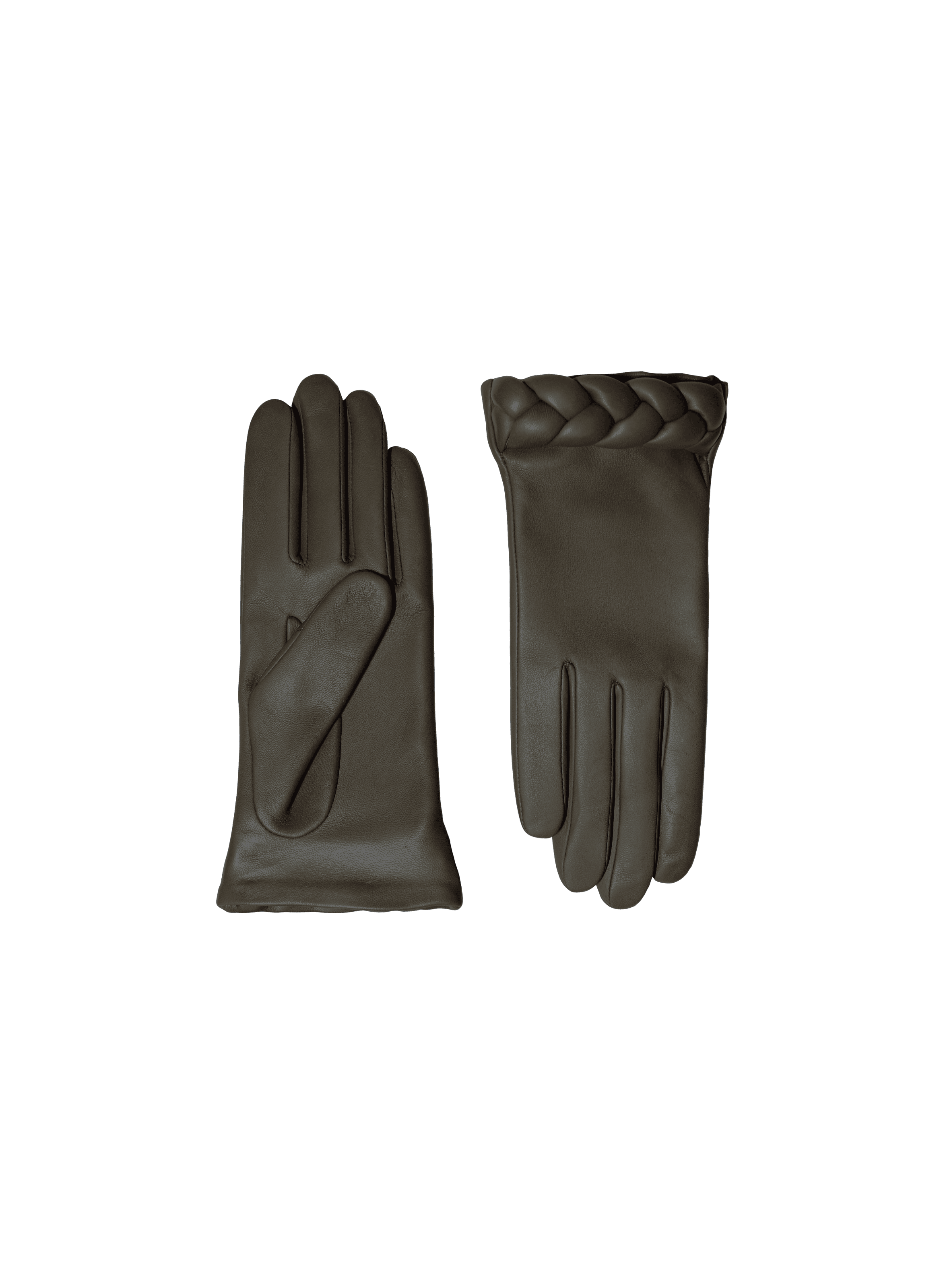 New Edith Women's Leather Gloves Lined with Cashmere