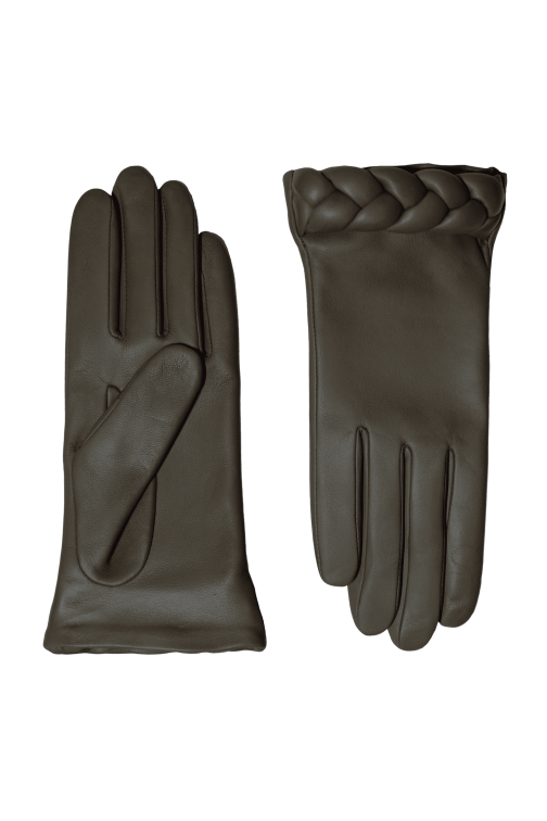 Gants New Edith Femme Cuir Doublés Cachemire