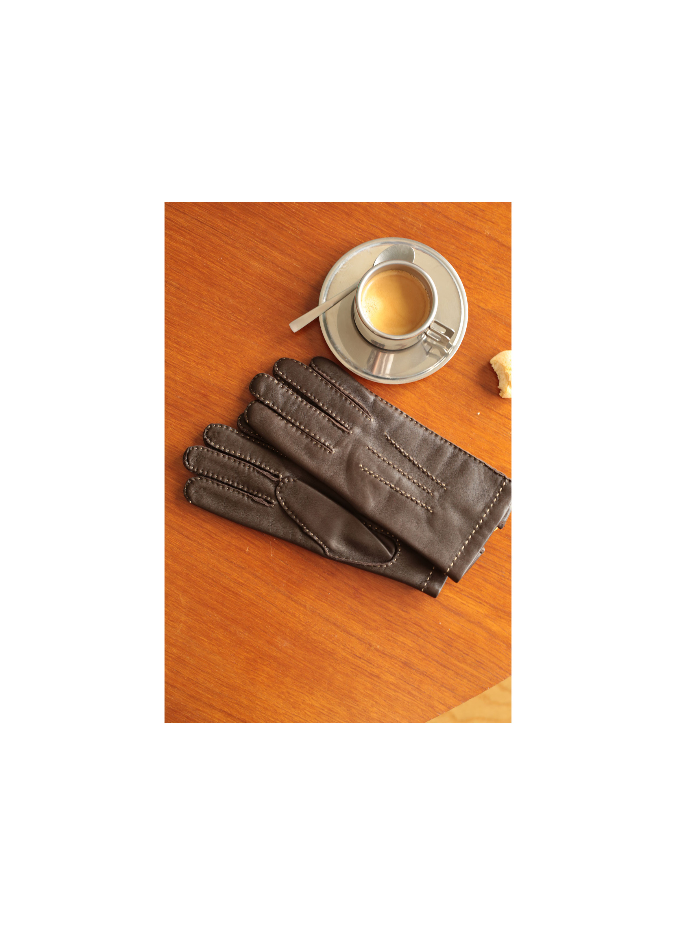 Aude Women's Leather Gloves Lined with Cashmere