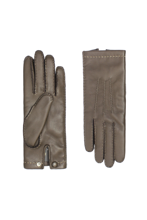 Aude Women's Leather Gloves Lined with Cashmere