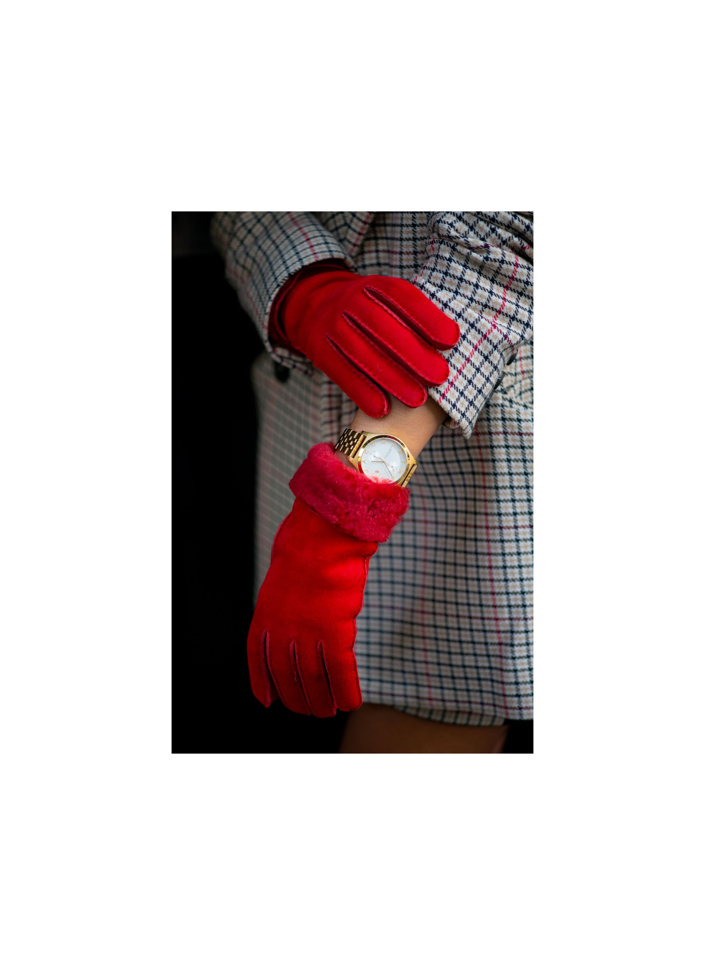 Gants Denise Femme Cuir Double Face