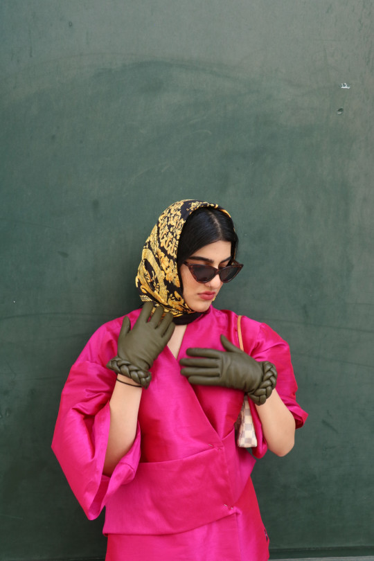 New Edith Women's Leather Gloves Lined with Cashmere