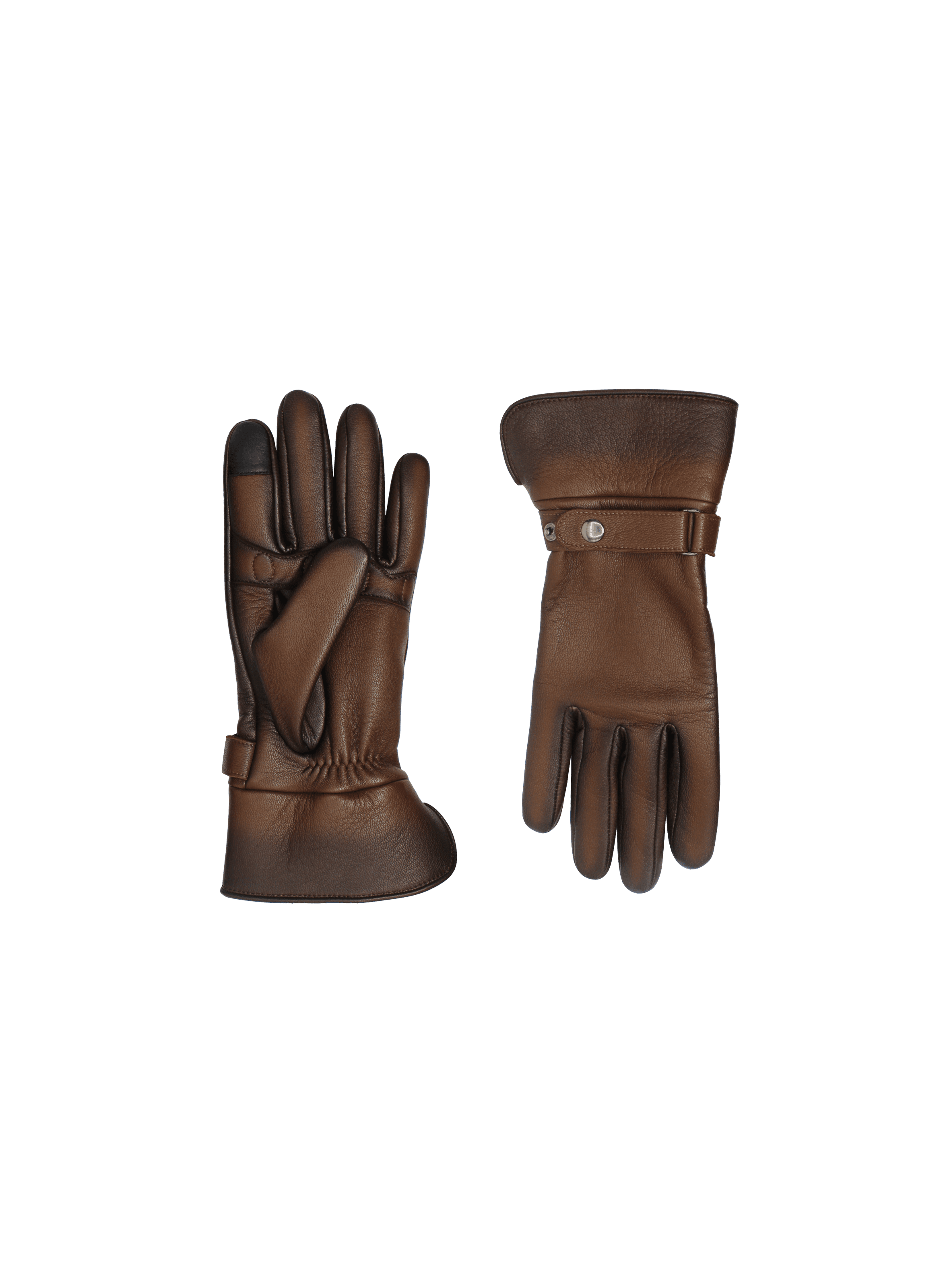 Hooper Mobility Men's Leather Gloves Lined with Alpaca