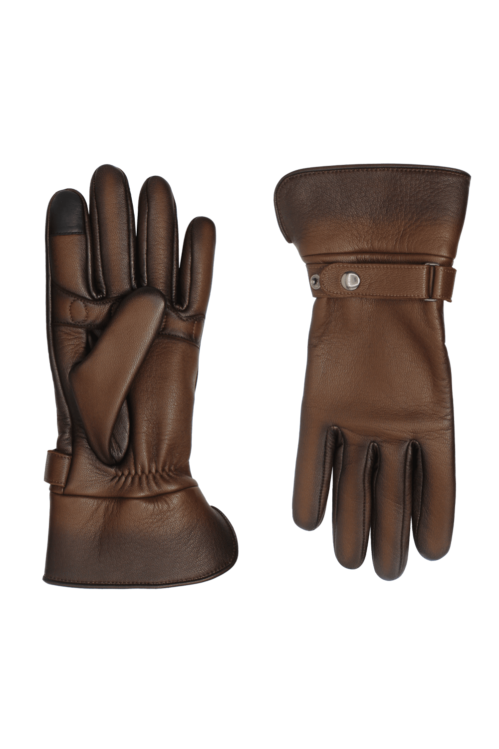Hooper Mobility Men's Leather Gloves Lined with Alpaca