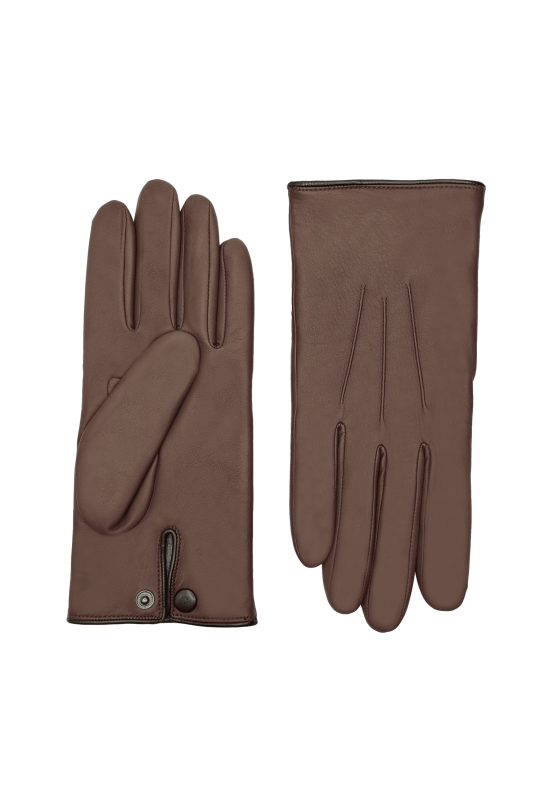 Gants Rick Homme Cuir Doublés Cachemire