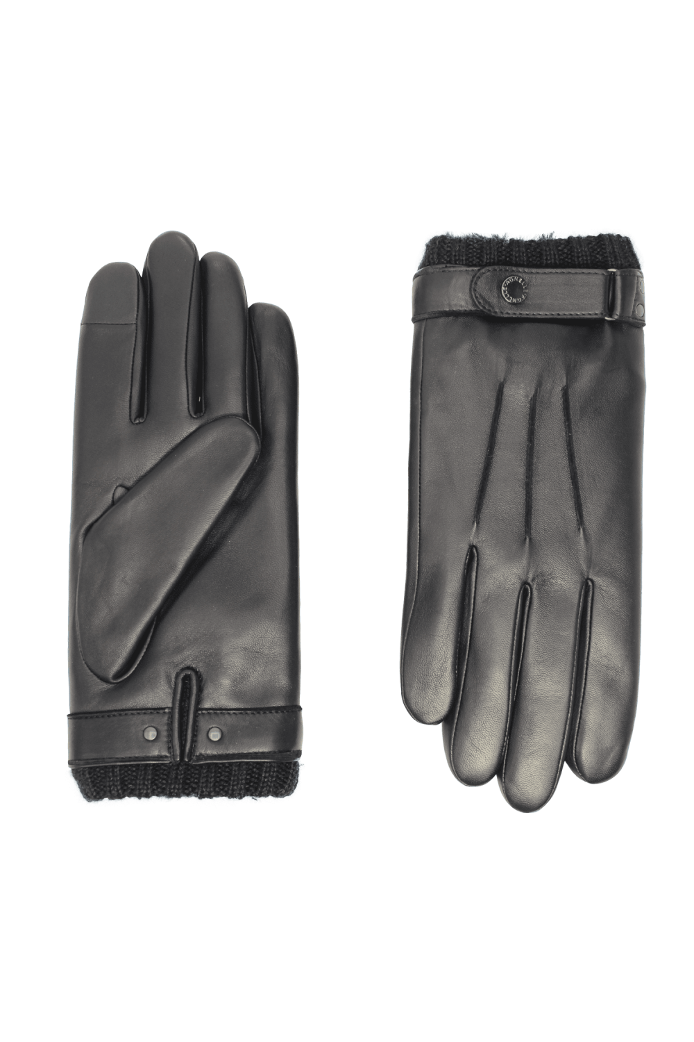 Gants Vincent Homme Cuir Doublés Lapin et Soie