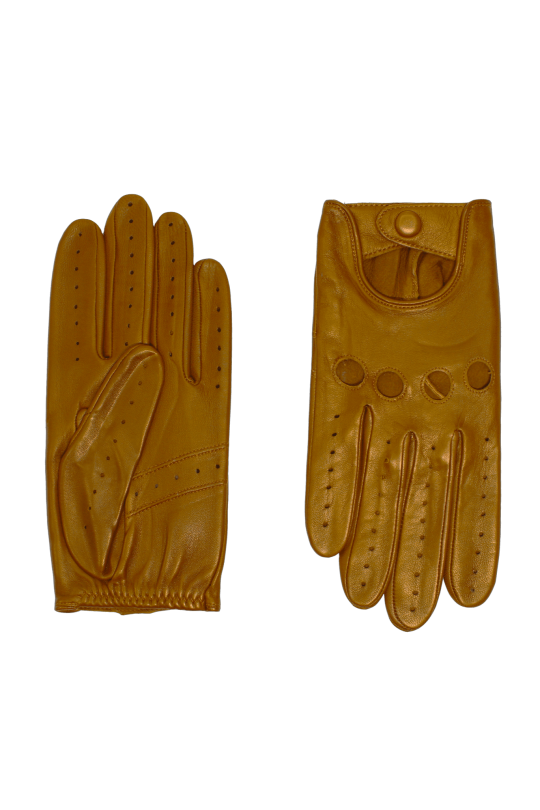Gants Moto Homme Harssidanzar En Cuir Perforé - Confortables, Sangle Réglable, Pour Conduite Et Équitation (Modèle CM001EU)