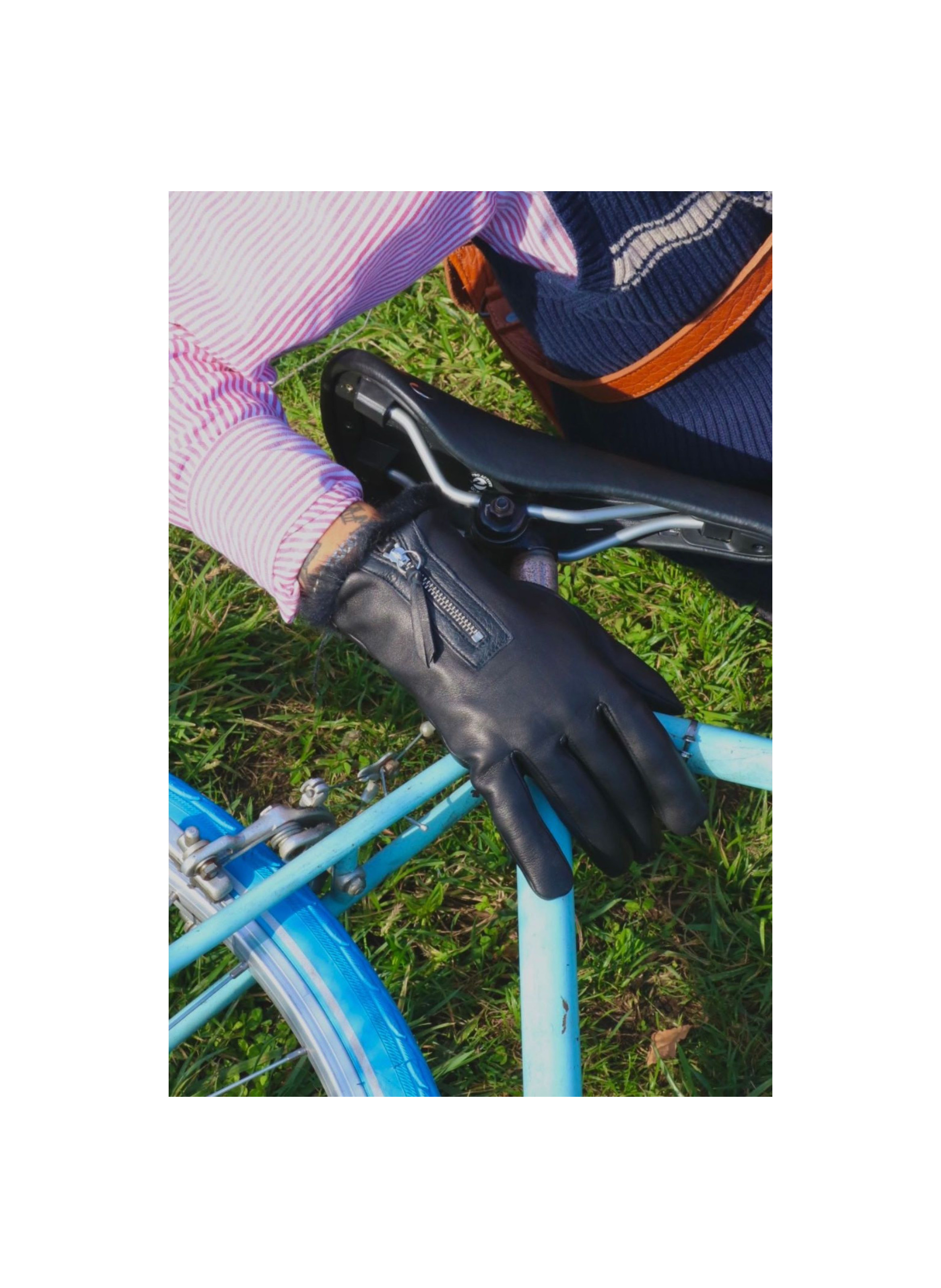 Gants Marin Homme Doublés Lapin & Soie