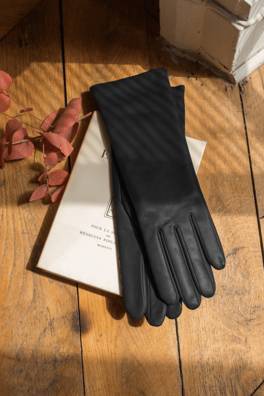 Christina Women's Leather Gloves Lined with Cashmere
