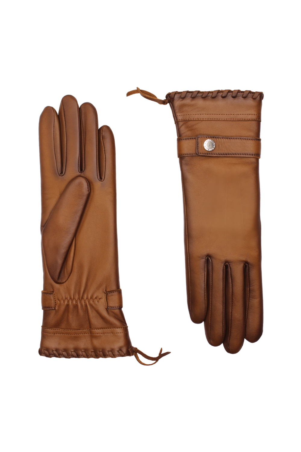 Dallas Women's Leather Gloves Lined with Alpaca