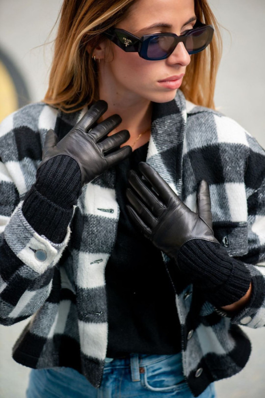 Gants Cécilia Mobilité Femme Cuir Doublés Cachemire