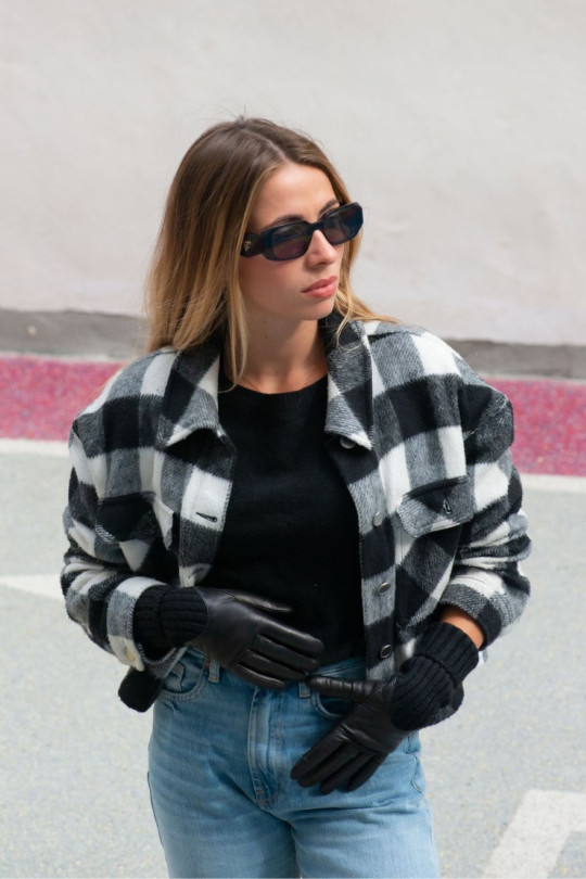 Gants Cécilia Mobilité Femme Cuir Doublés Cachemire