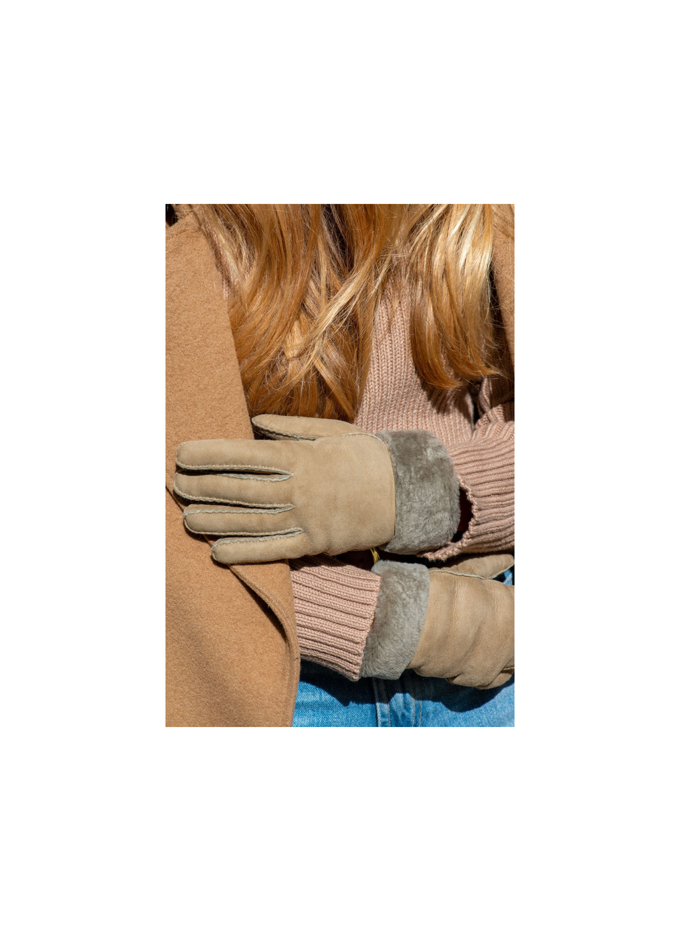 Gants Denise Femme Cuir Double Face
