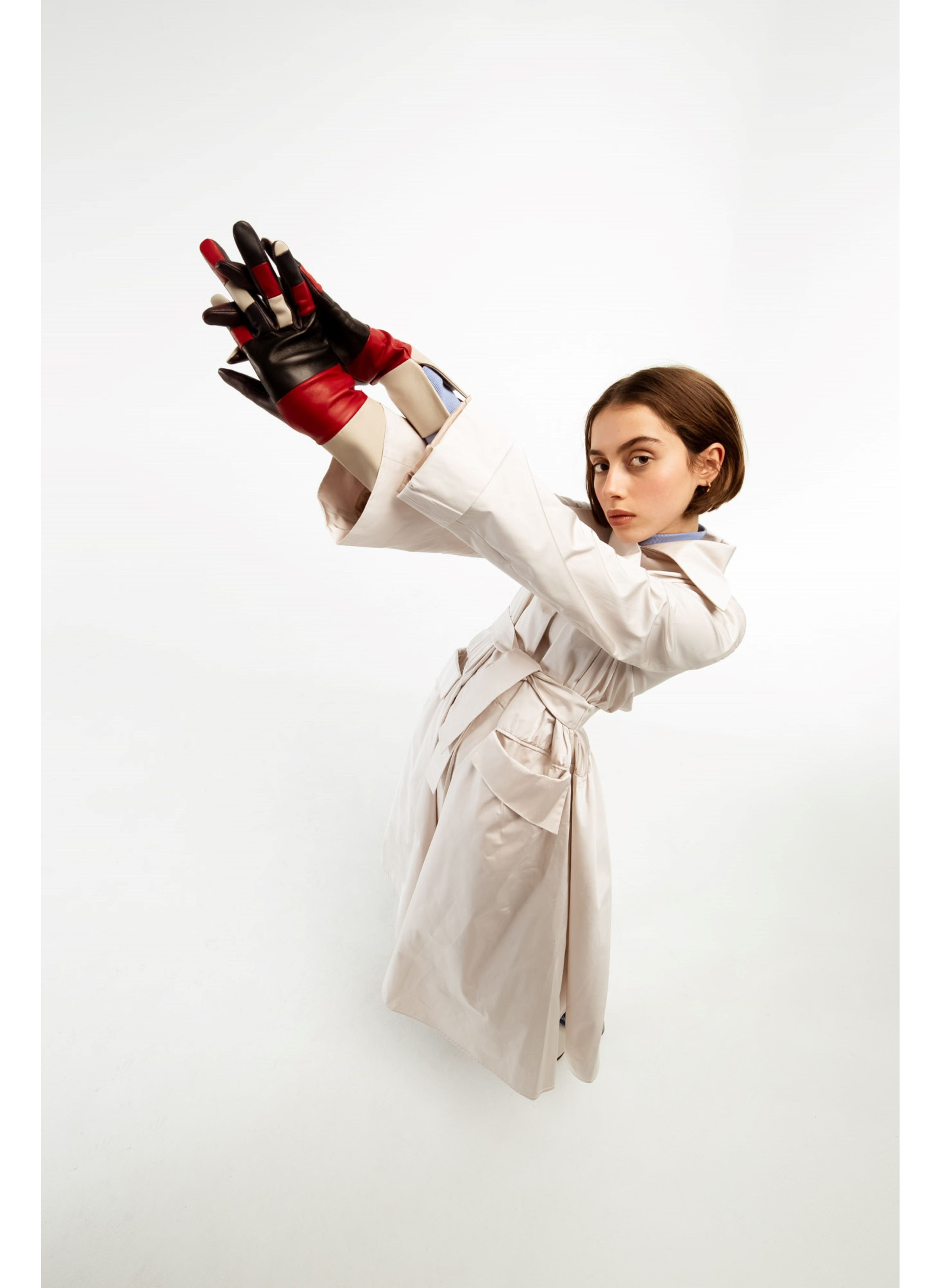 Gants Elia Femme Cuir Doublés Soie