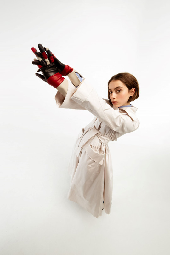 Gants Elia Femme Cuir Doublés Soie