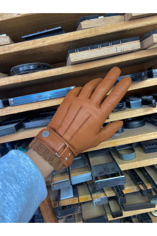 Gants Vincent Homme Cuir Doublés Cachemire