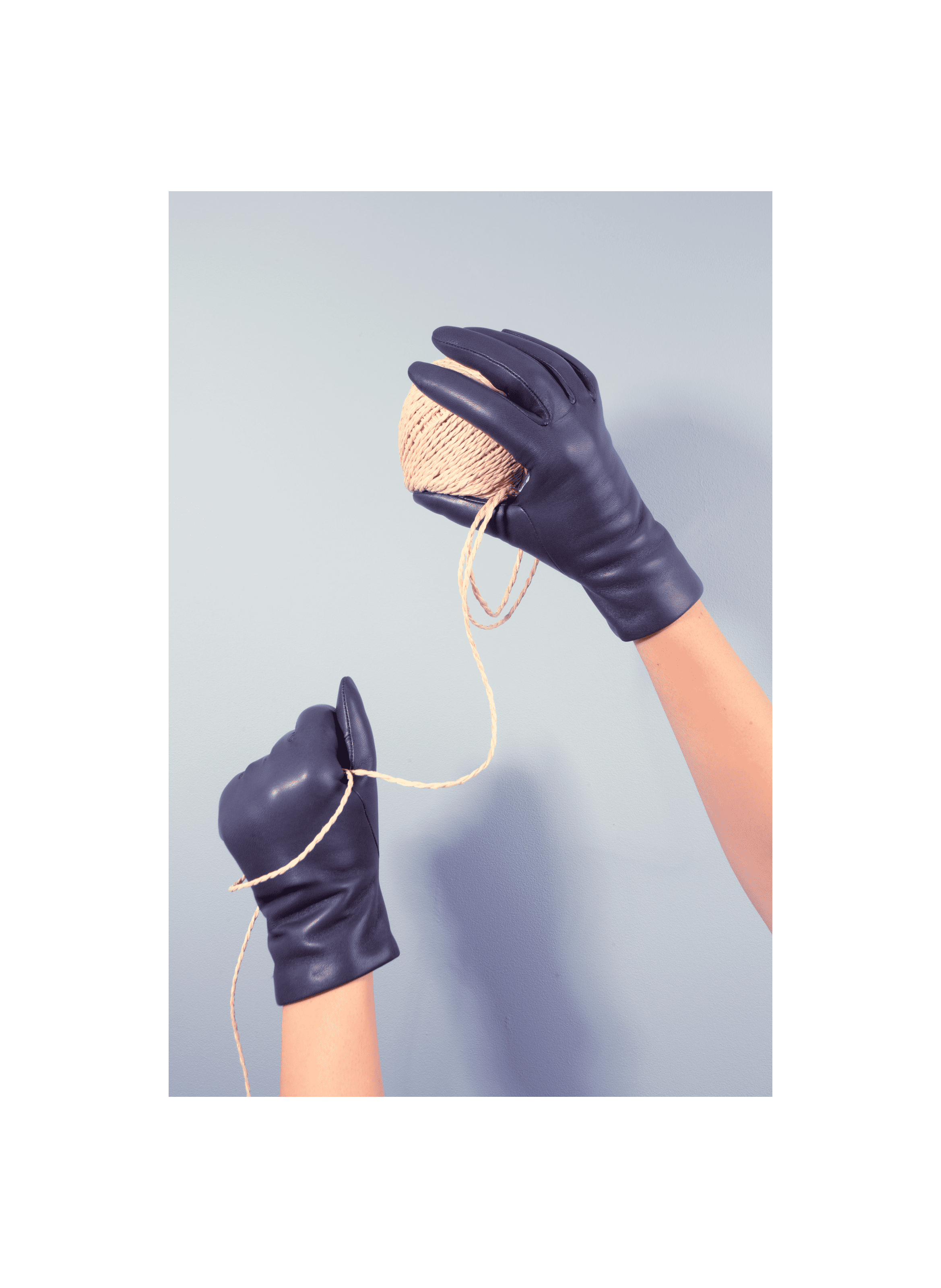 Inès Women's Leather Gloves Lined with Cashmere