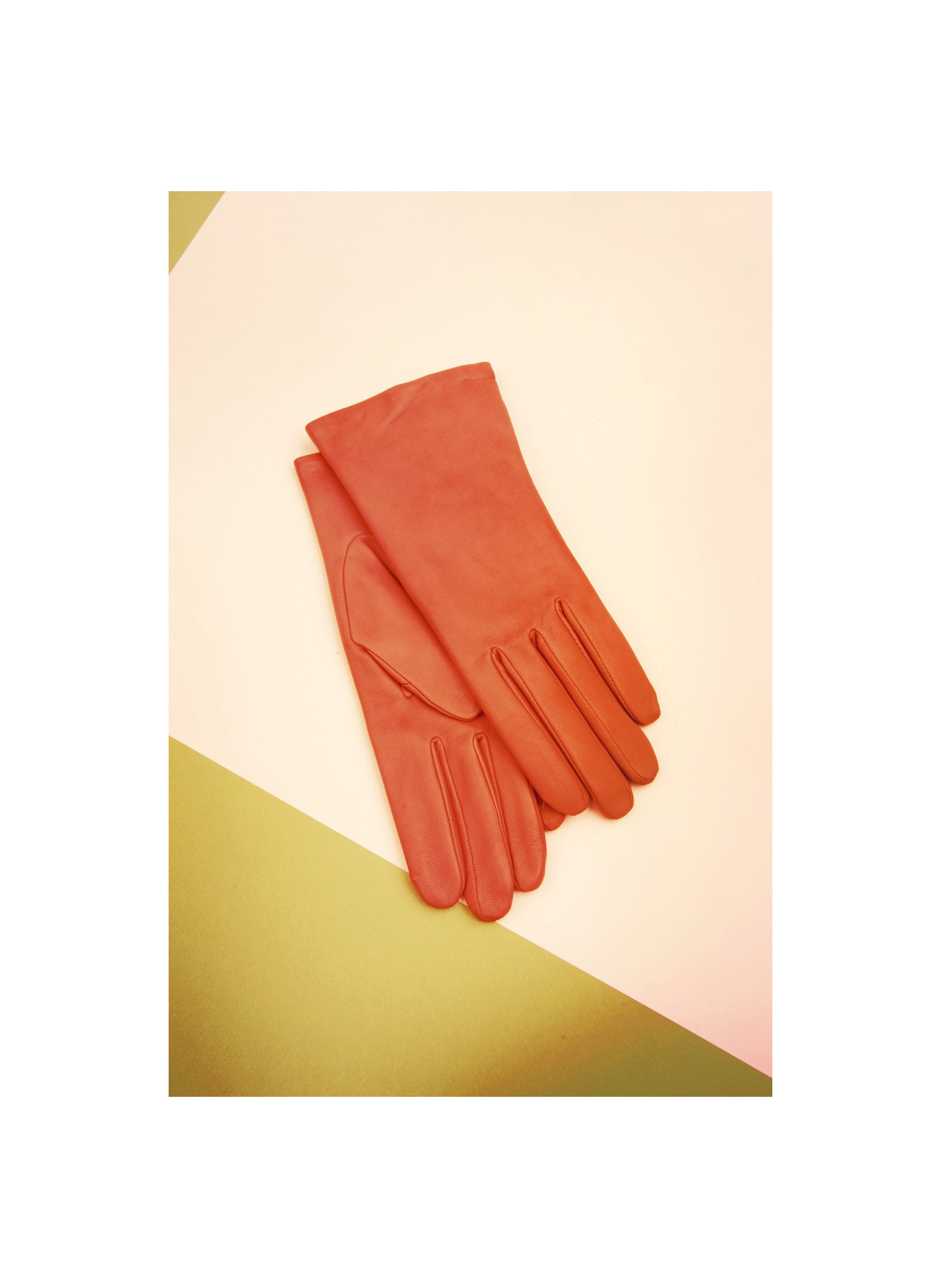 Gants Inès Femme Cuir Doublés Cachemire