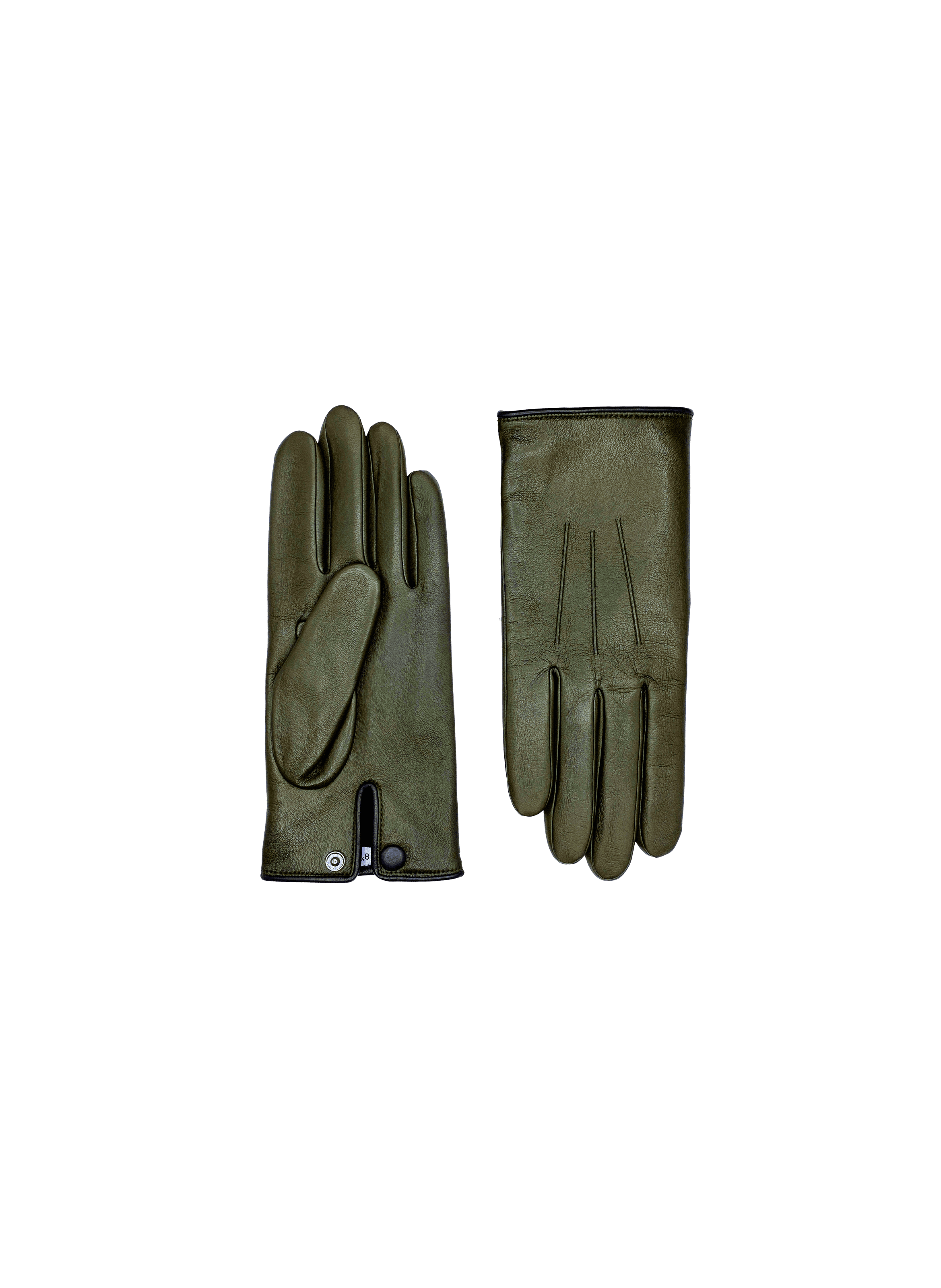 Gants Rick Homme Cuir Doublés Cachemire