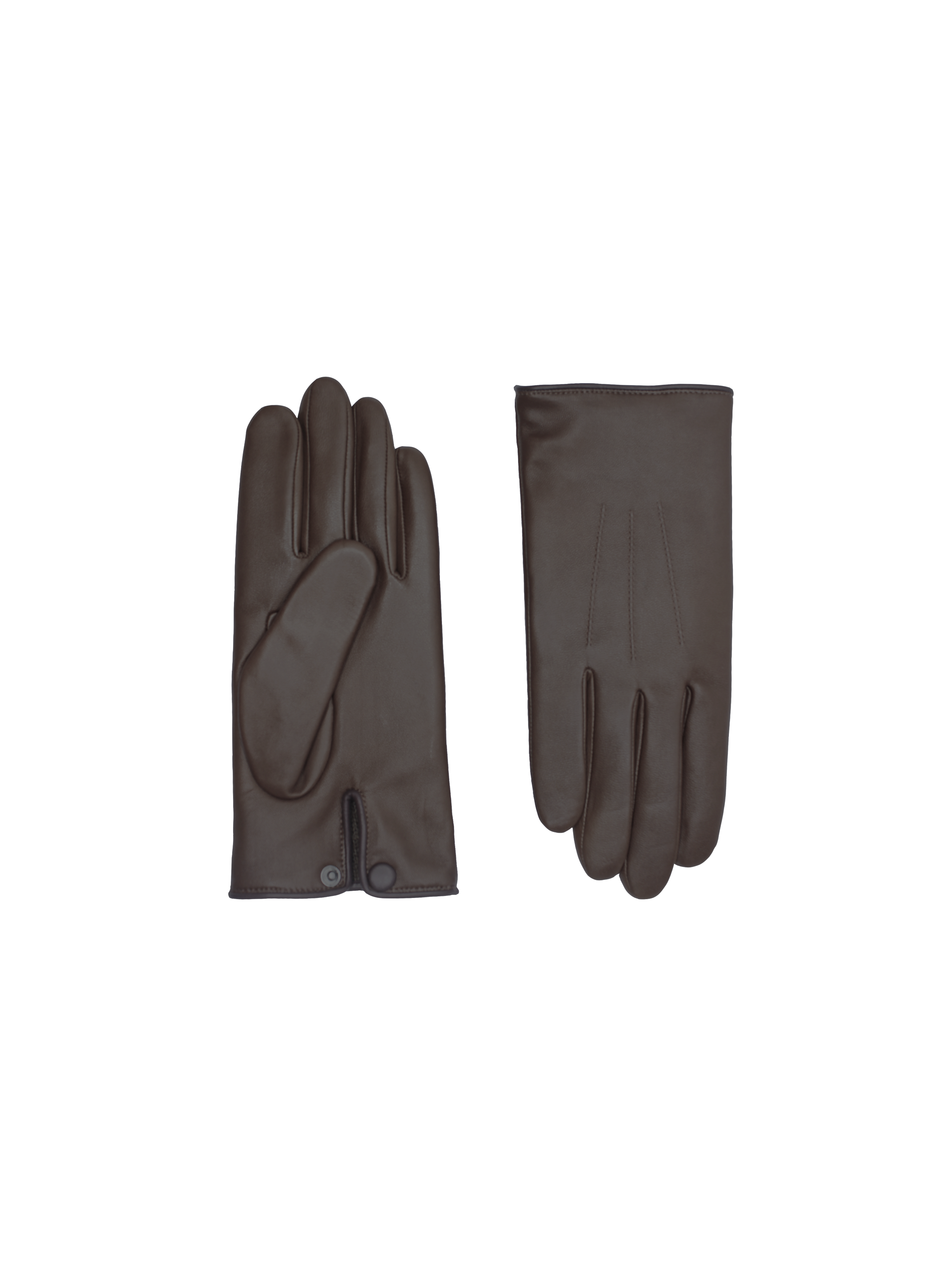 Rick Men's Leather Gloves Lined with Cashmere