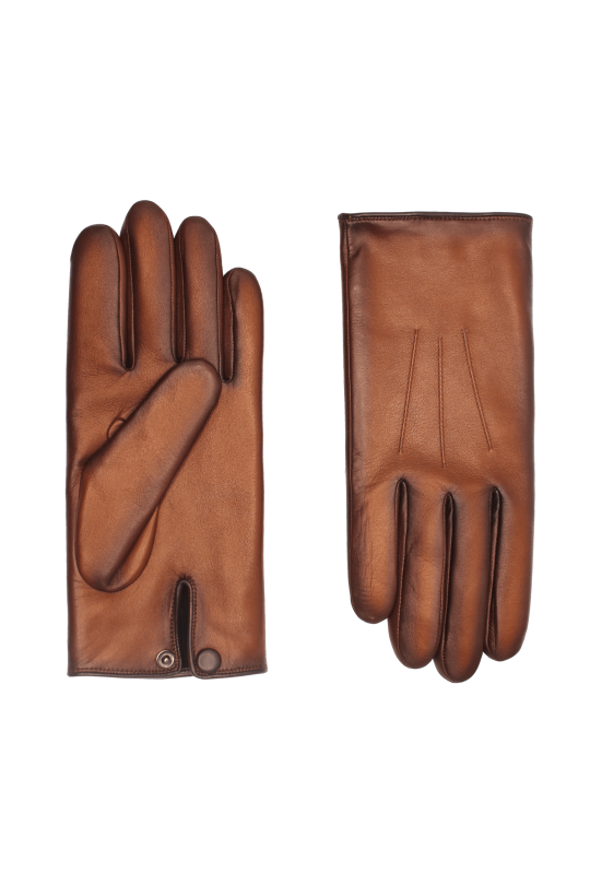 Gants Rick Homme Cuir Doublés Cachemire