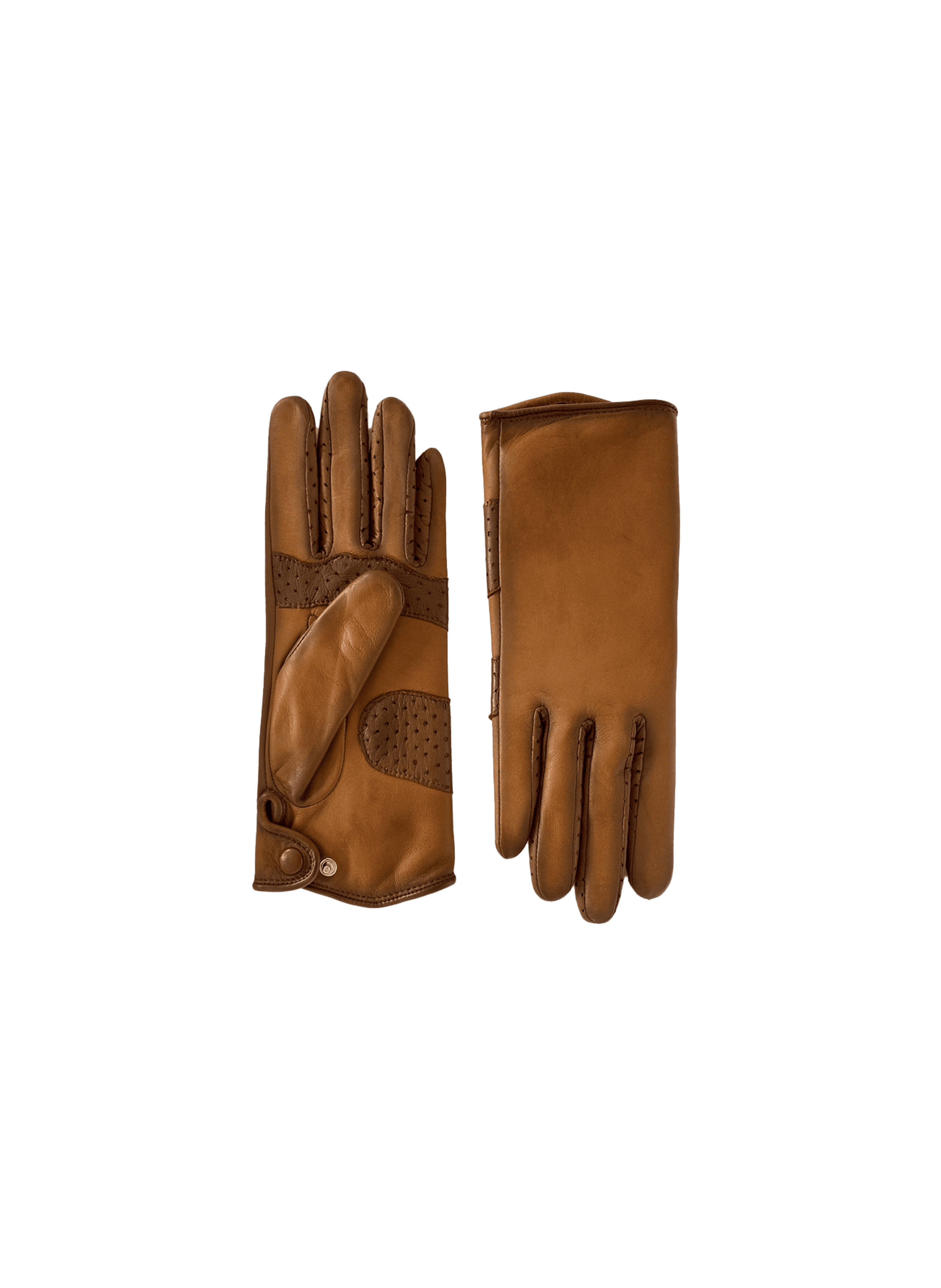 Amal Women's Leather Gloves Lined with Silk