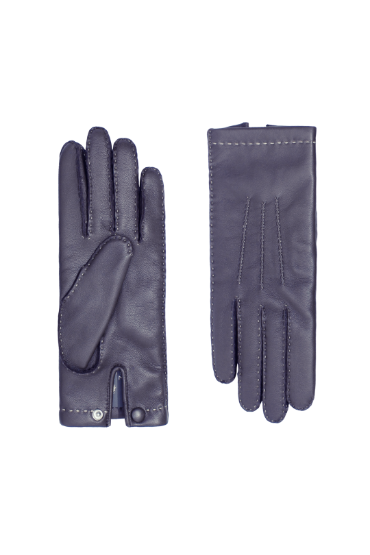 Aude Women's Leather Gloves Lined with Cashmere