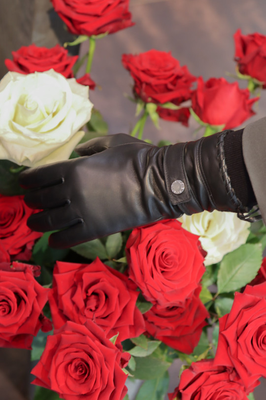 Gants Dallas Femme Cuir Doublés Alpaga