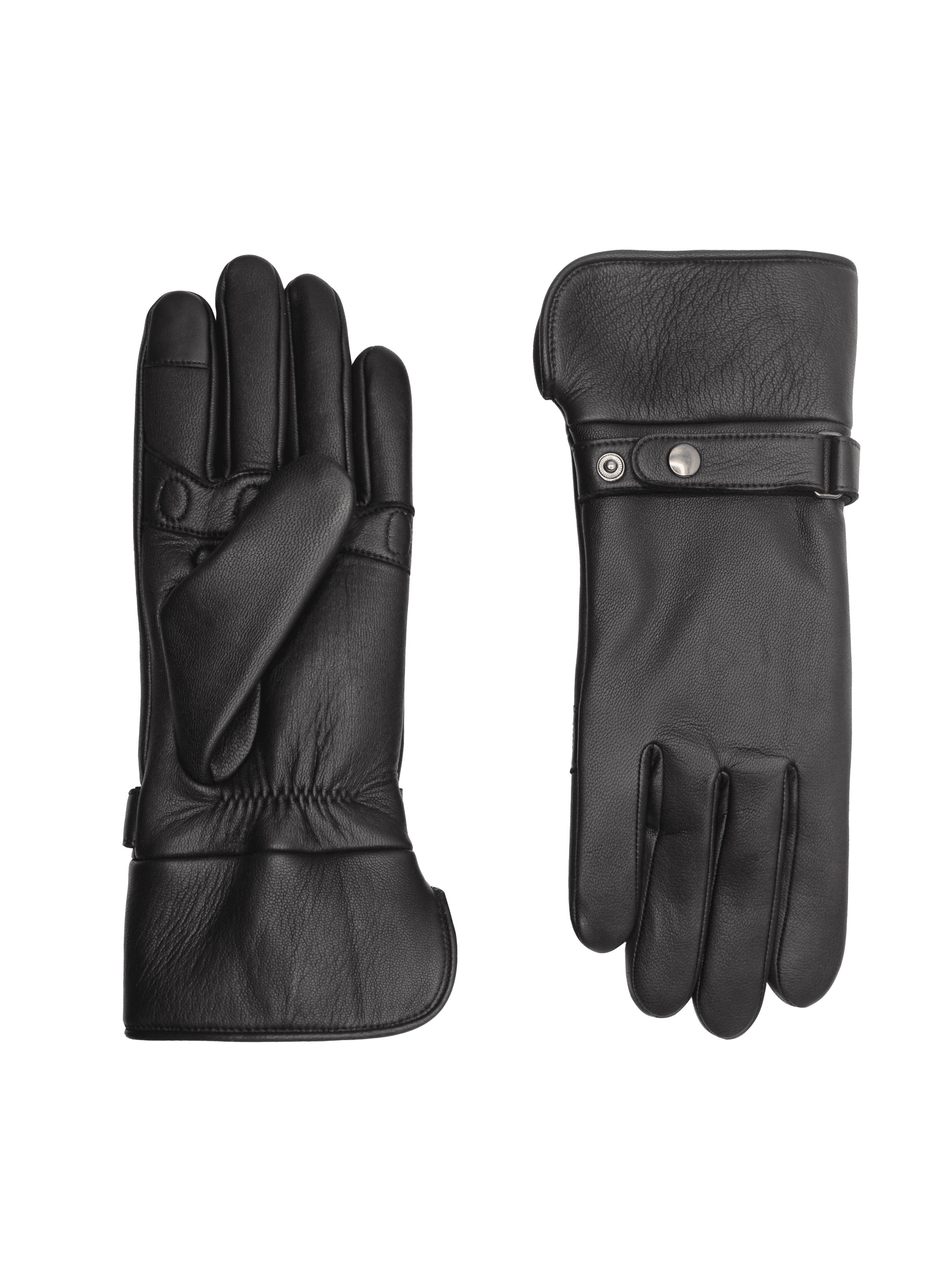Gants Hooper Mobilités Homme Cuir Doublés Lapin et Polaire