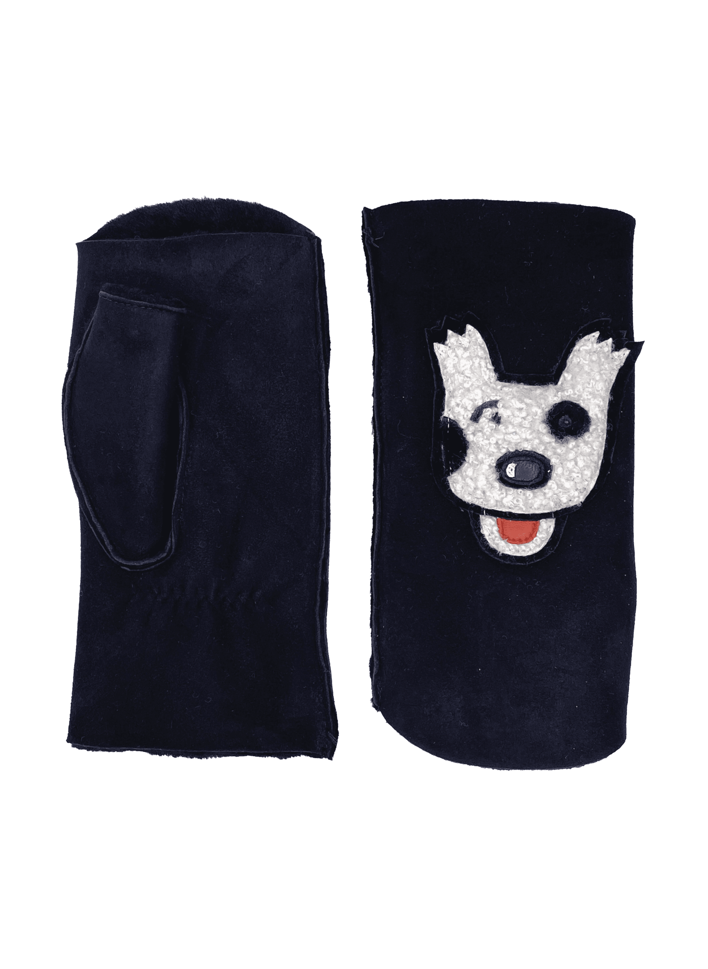 Milou Women's Double Face Leather Mitt