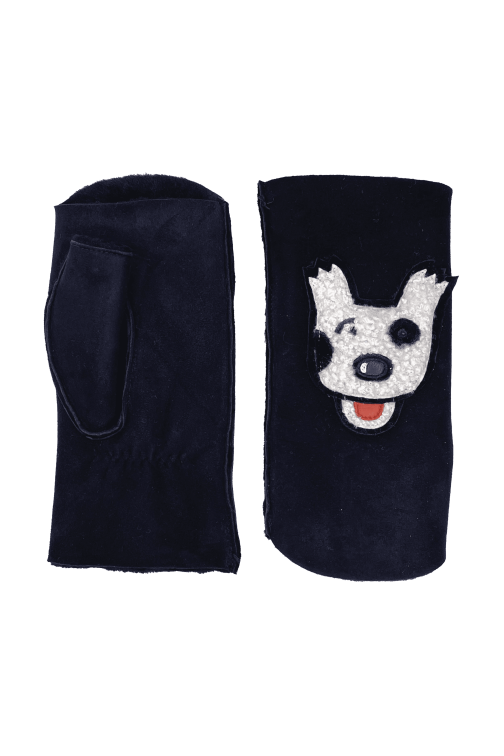 Mitaines Milou Femme Cuir Double Face