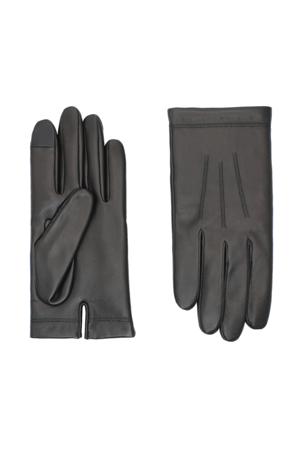 Gants Xavier Homme Cuir Doublés Polaire