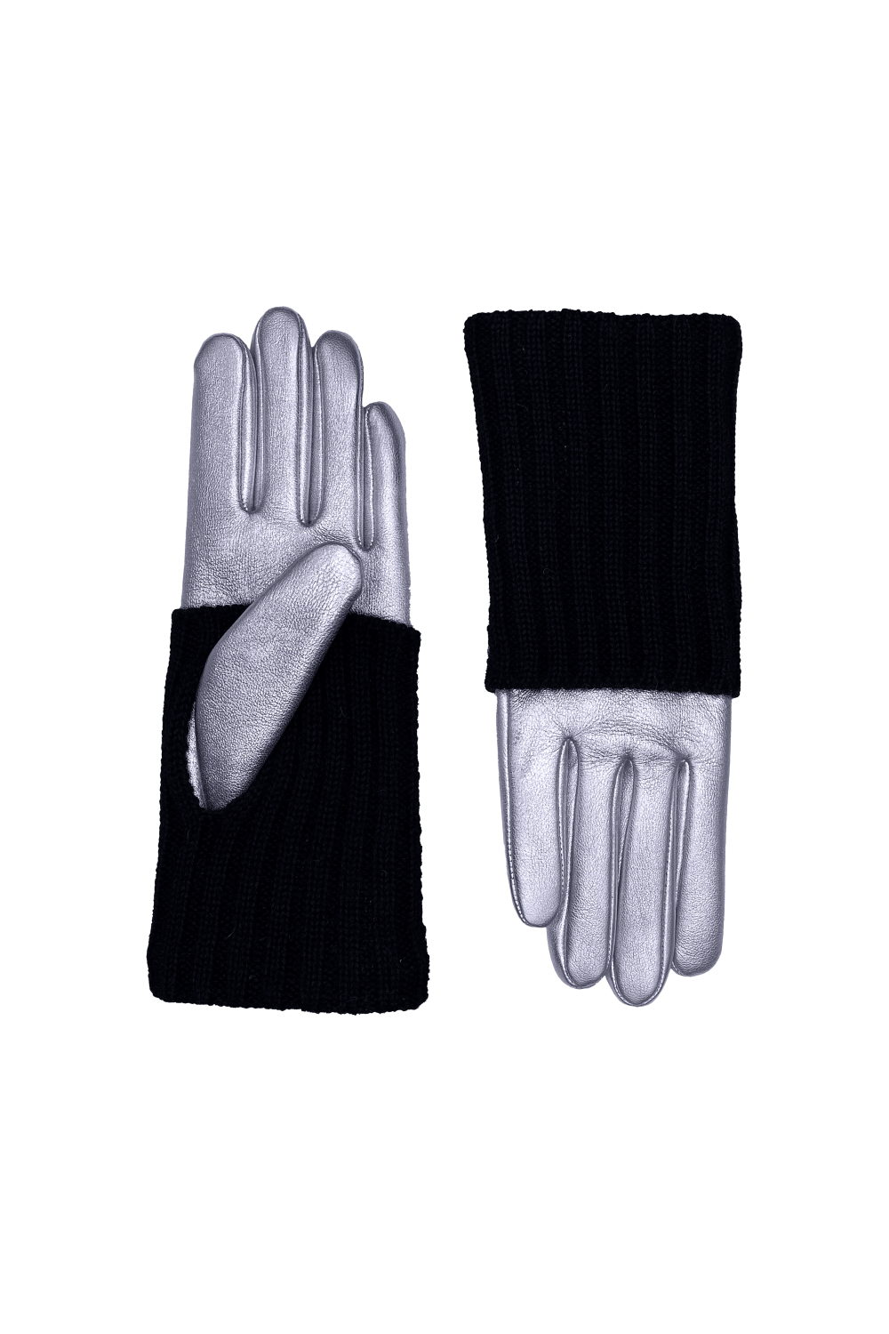 Gants Polka Femme Cuir Doublés Alpaga