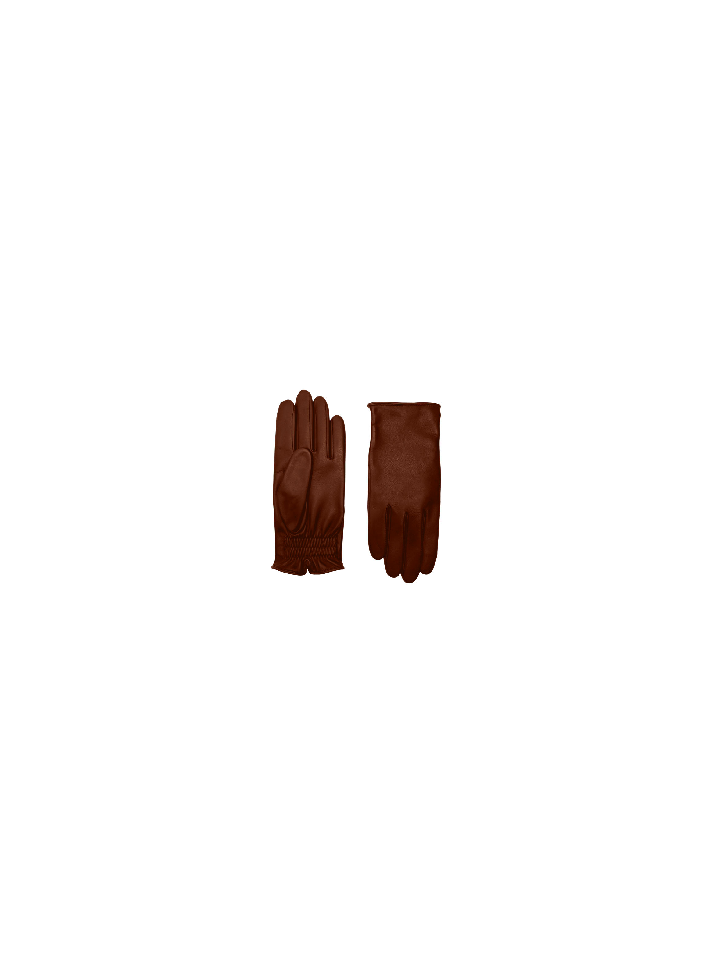 Gants Thomas Homme Cuir Doublés Soie