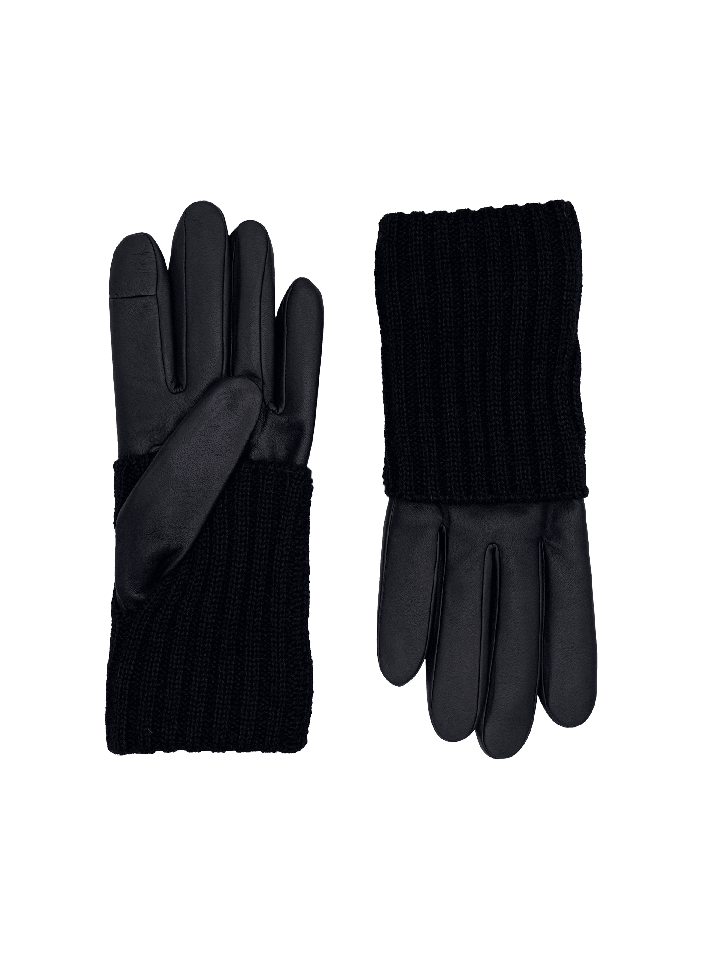 Polki Men's Leather Gloves Lined with Alpaca