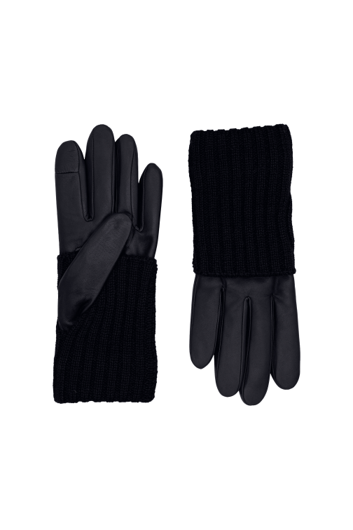 Gants Polki Homme Cuir Doublés Alpaga
