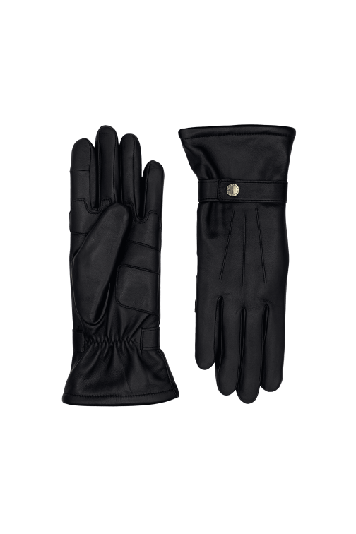 Badia Women's Leather Gloves Lined with Polar