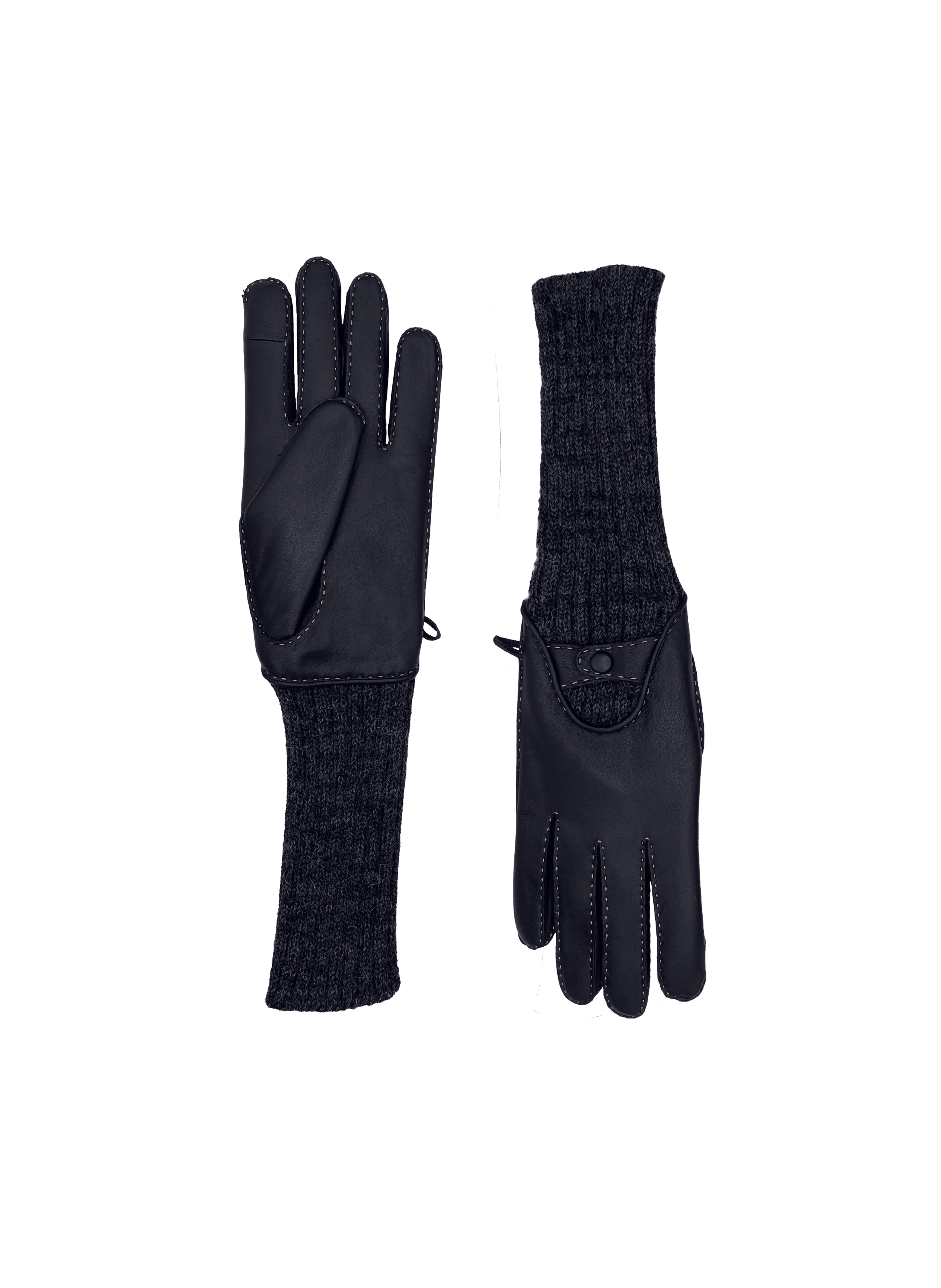 Gants Tamary Cuir Doublés Lapin