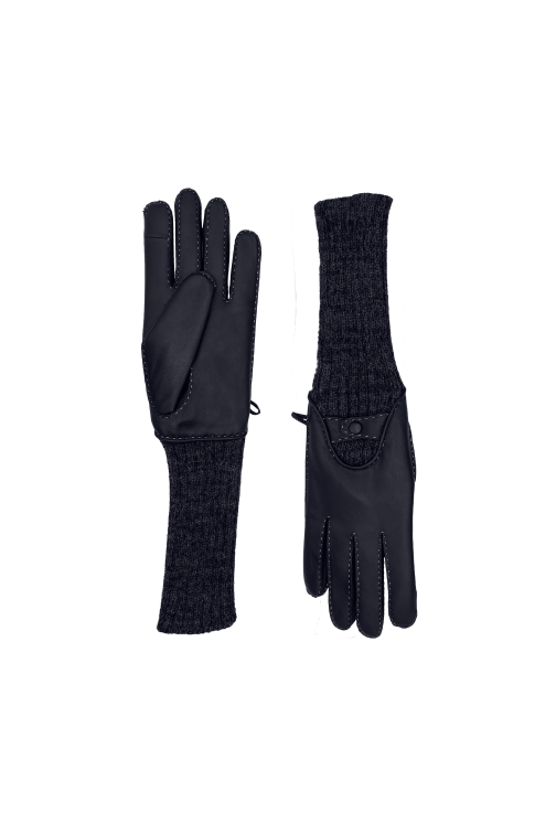Gants Tamary Cuir Doublés Lapin