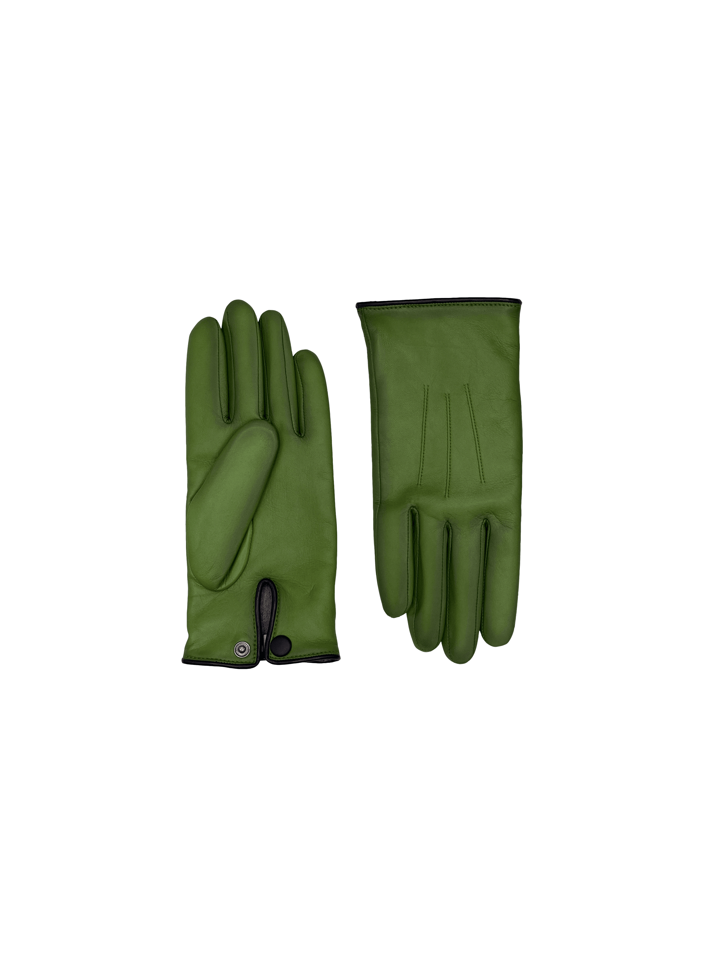 Gants Rick Homme Cuir Doublés Cachemire